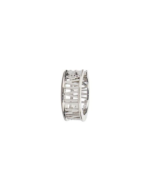 Vivienne Westwood White 'Westminster' Single Earring for men