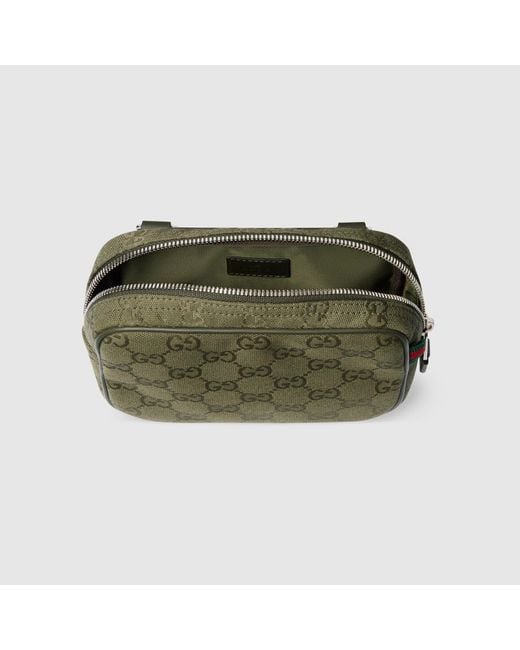 Gucci Green Gg Canvas Crossbody Bag for men