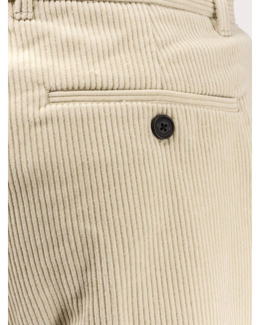 DUNST Natural Corduroy Trousers for men
