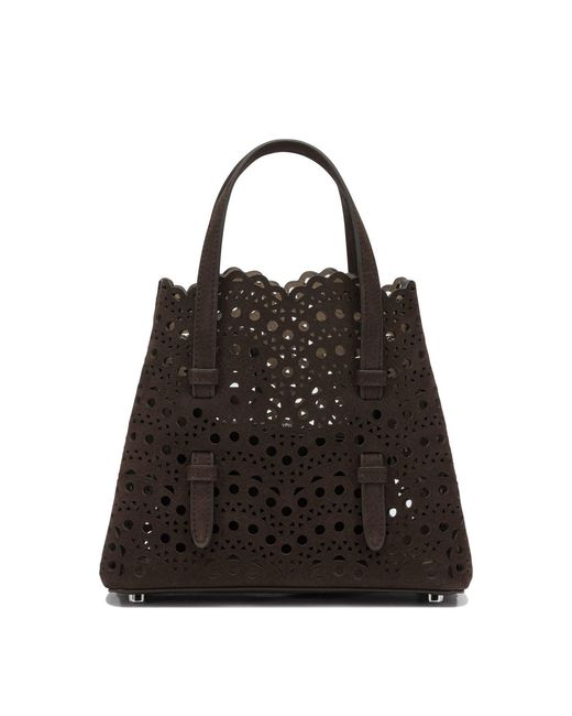 Alaïa Black Small "Mina 20" Handbag