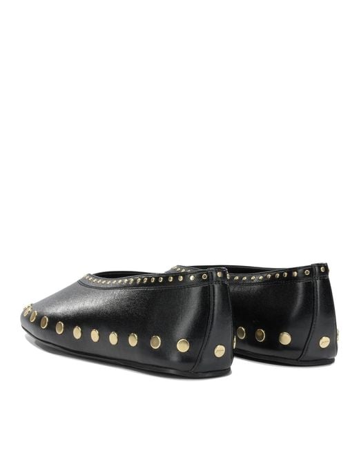 Ganni Black "Jenny" Classic Ballet Flats