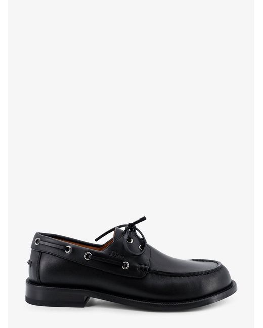 Dior White Dior Archie Leather Loafers for men