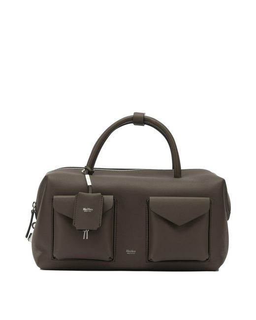 Women's Black Medium Leather Handbag Handbags