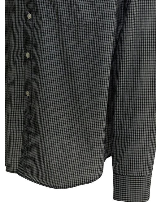 mfpen Black Cotton Shirt for men