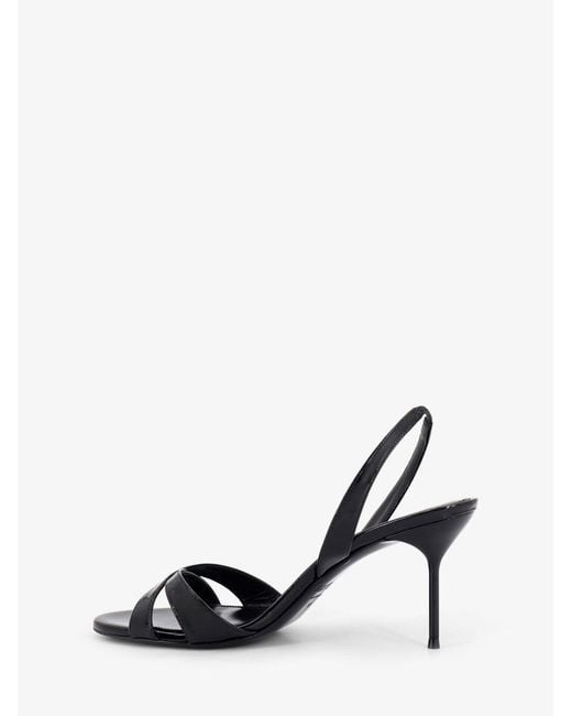 Paris Texas White Lidia Patent Leather Sandals