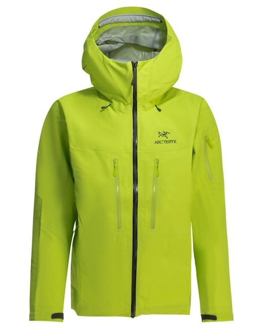 Arc'teryx Green Alpha Sv Windbreaker Jacket for men