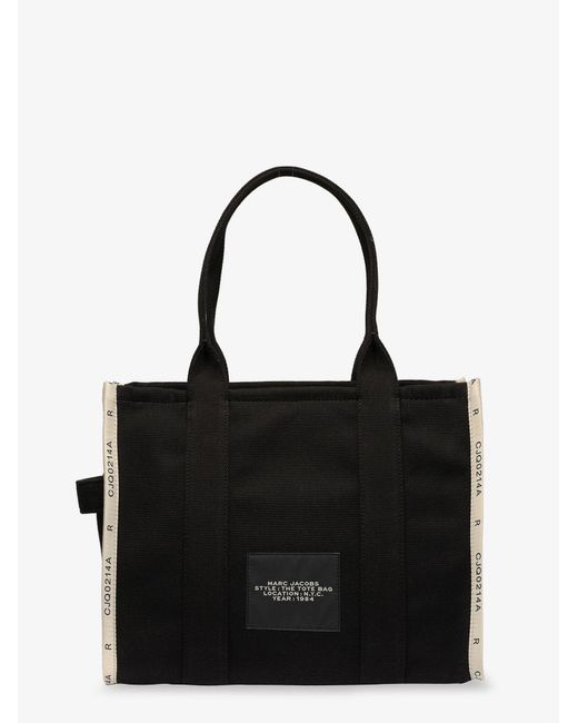 Marc Jacobs Black Tote Bag Canvas