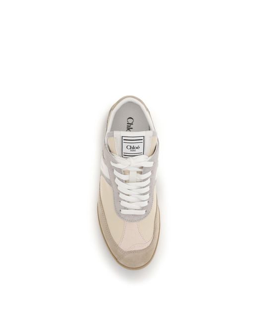 Chloé White Kick Sneakers