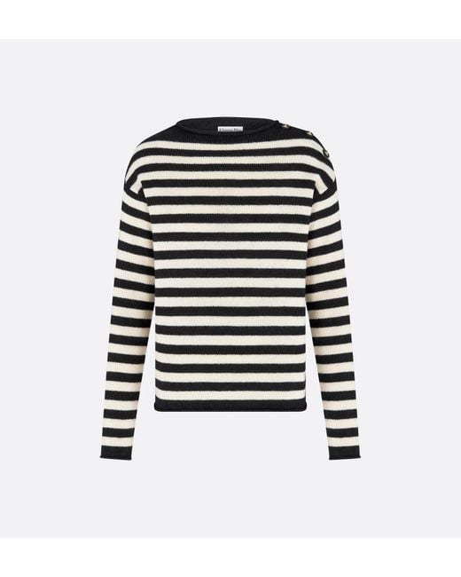 Dior Black Marinière Knitwear