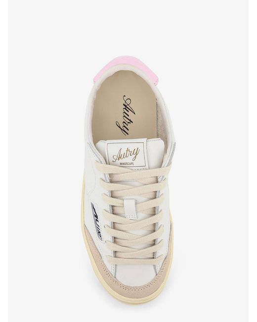 Autry White Sneakers Pelle/Gomma