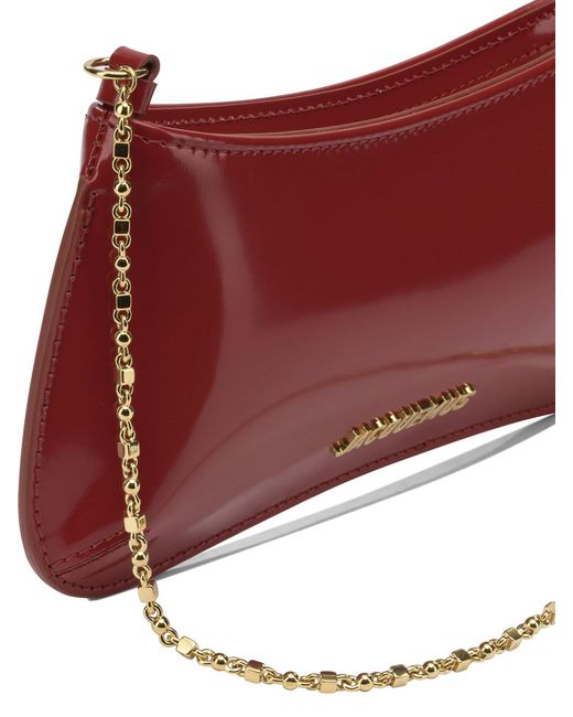 Jacquemus Red "le Petit Bisou Chaine" Small Shoulder Bag