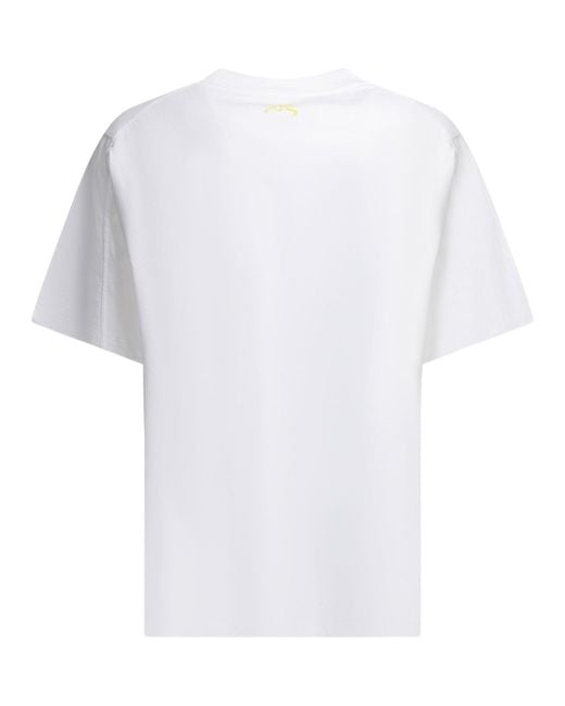 Arc'teryx White Kragg Cotton Lithographica T-Shirt for men