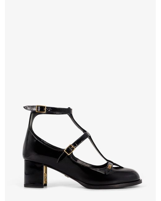 Dior Black Dior Aime Dior Patent Leather Mary Jane Pumps