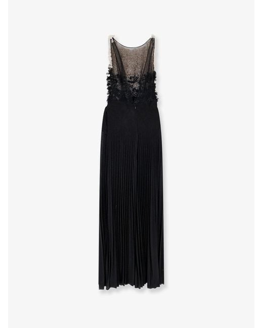 Elisabetta Franchi Black Evening Gown