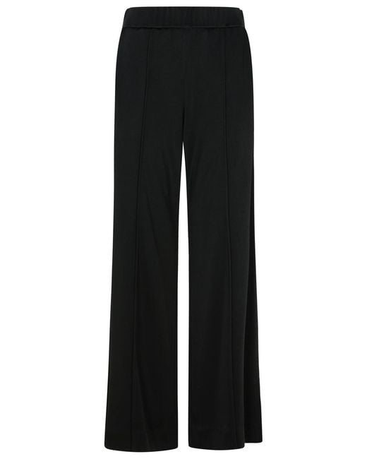 Jil Sander Black Viscose Trousers