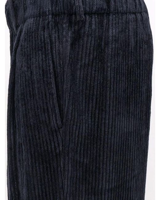 Giorgio Armani Blue Corduroy Trousers for men