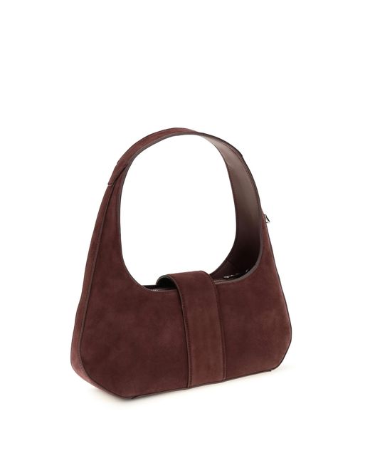 Roger Vivier Purple Mini Belle Vivier Turtle Hobo Shoulder Bag