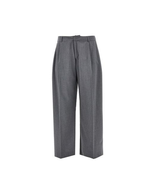 THESTROY Gray Wide-Leg 'Inno' Pants for men