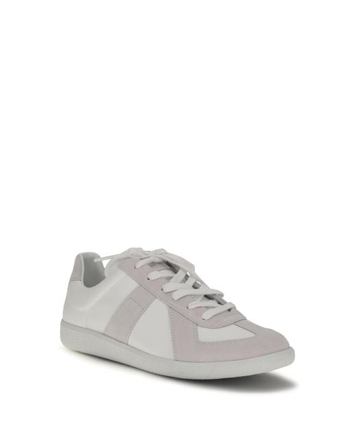 Margiela White Leather Sneakers for men