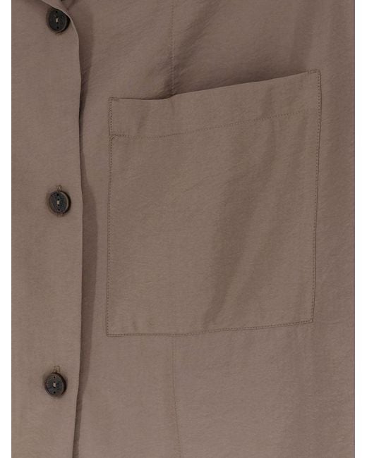 Hevò Brown Modal Blend Shirt