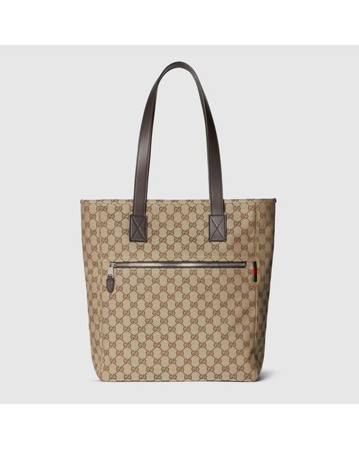 Gucci Metallic Gg Cavas Tote Bag for men
