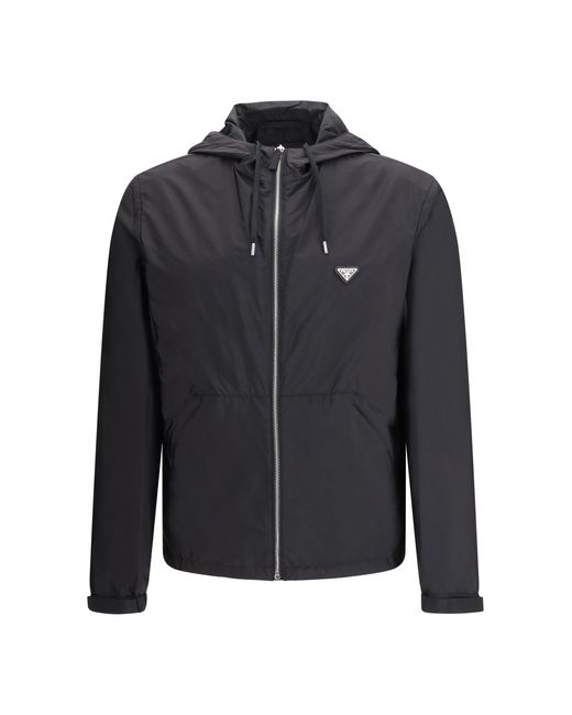 Prada Gray Re-Nylon Jacket for men