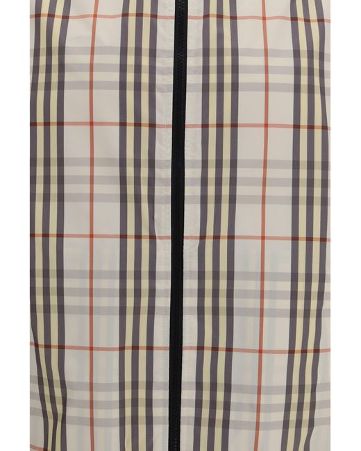 Burberry Natural Reversible Check Hooded Jacket for men