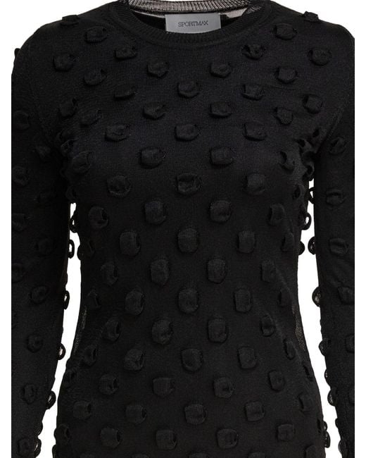Sportmax Black Dress