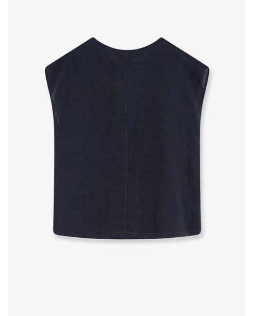 Aspesi Blue Linen Shirt