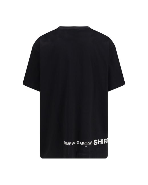 Comme des Garçons Black T-Shirt Oversized Crewneck for men