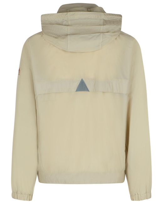Moncler Natural 'Negara' Cream Nylon Jacket for men