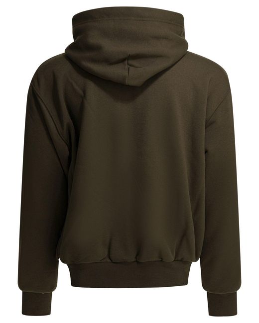 DAIWA PIER 39 Green Zipper Hoodie Sweatshirts for men