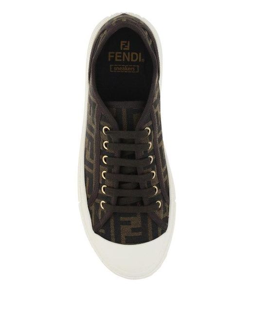 Fendi Brown Sneakers for men