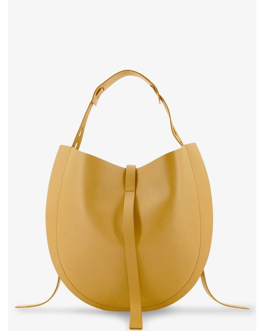 MINOBOSSI Metallic Leather Crossbody Bag