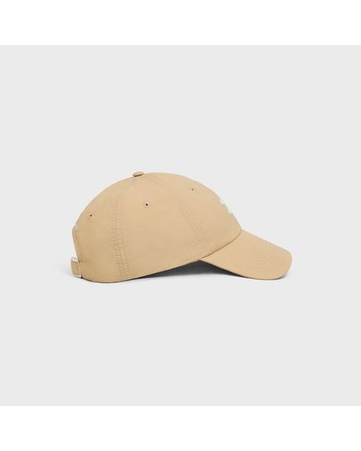 Céline Natural Triomphe Baseball Hat