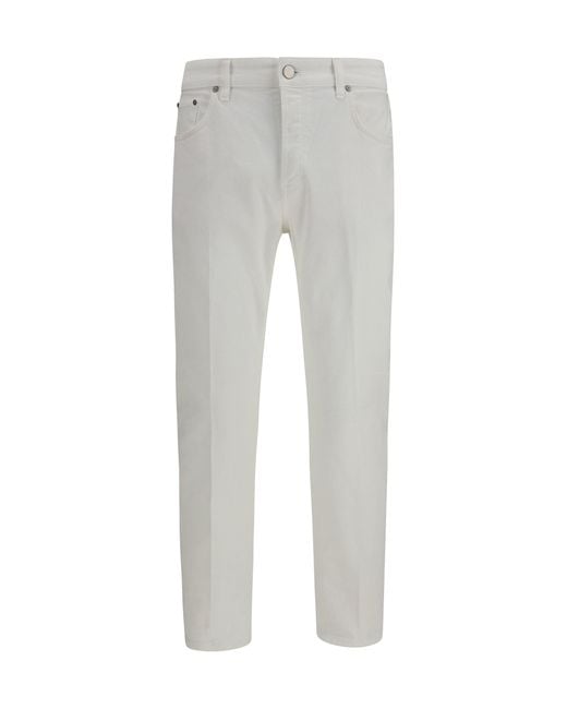 PT Torino Gray Denim Pants Reggae for men