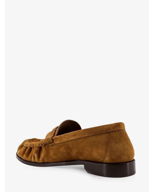 Saint Laurent Brown Le Loafer 15 Suede Loafer for men