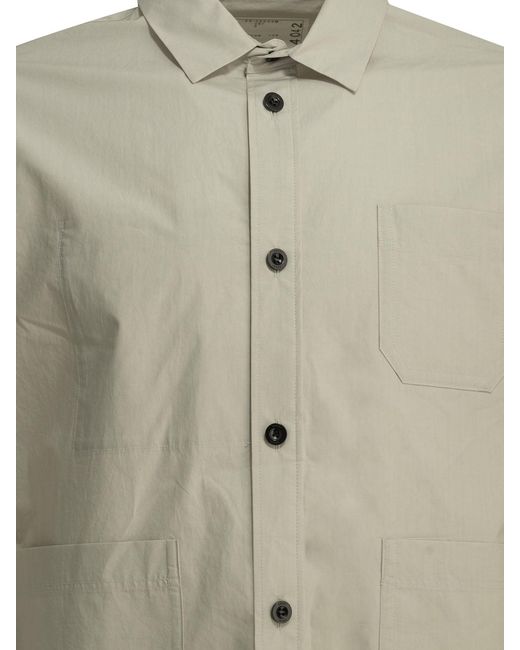 Sacai Gray Typewriter Casual Shirt for men