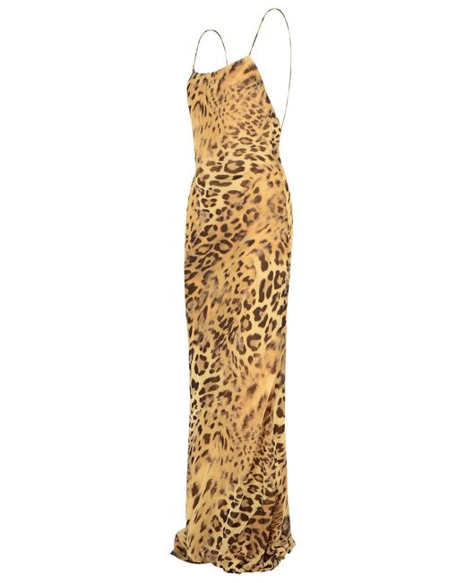 ANDAMANE Metallic Polyester Dress