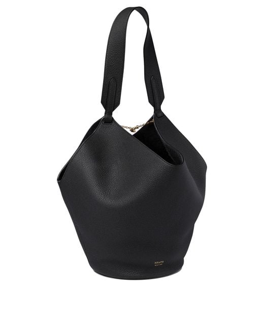 Khaite Black Mini Shoulder Handbag