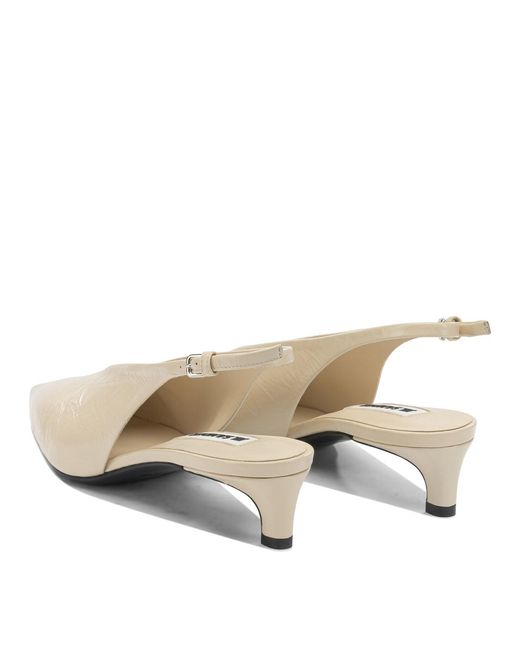 Jil Sander Natural Leather Slingback