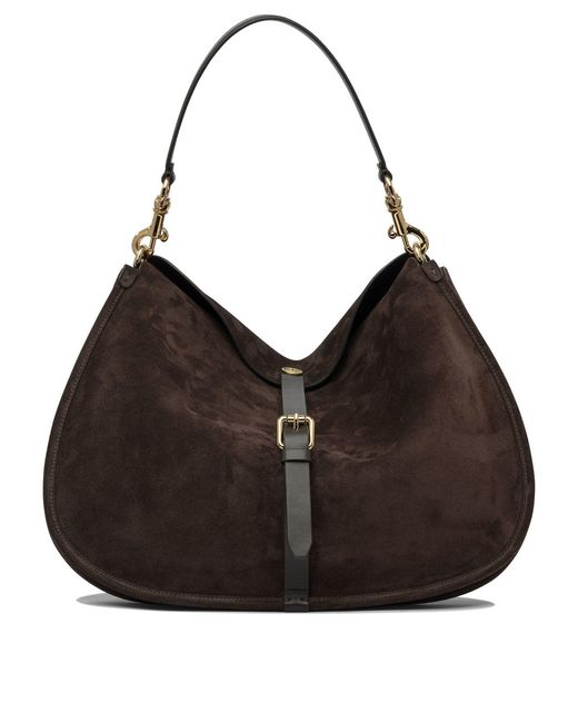 Etro Black Suede "Pony" Bag