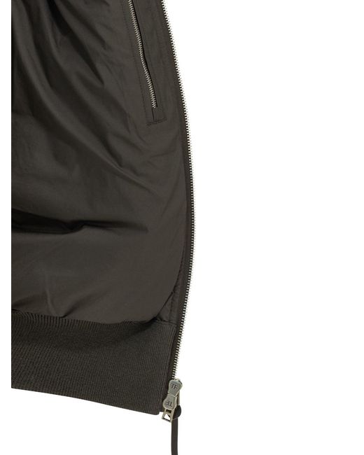 Tom Ford Black Nylon Wool Down Jacket for men