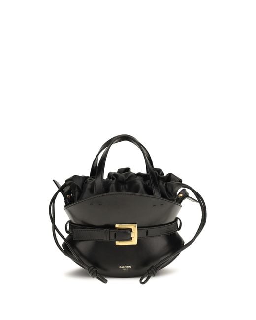 Balmain Black Shuffle Mini Shoulder Bag