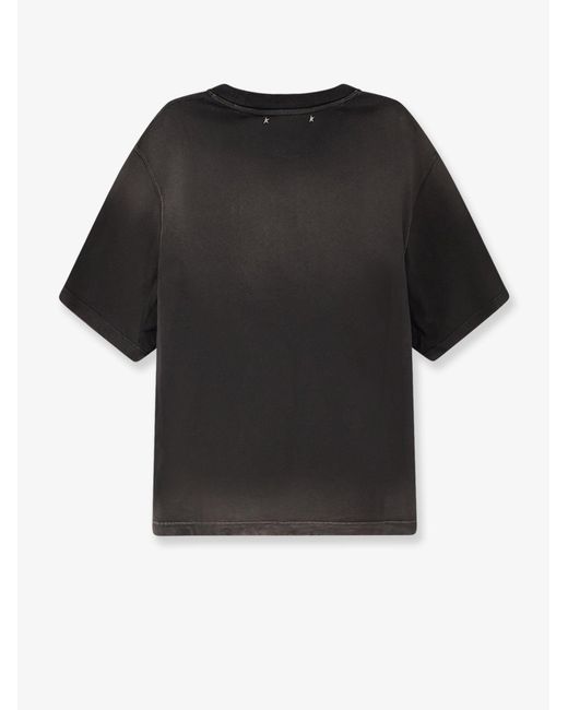 Golden Goose Deluxe Brand Black Deluxe Brand Cotton T-Shirt for men