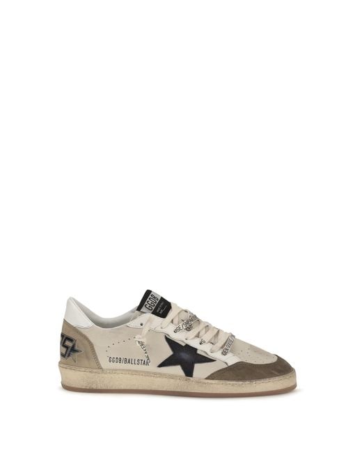 Golden Goose Deluxe Brand White Sneakers Ballstar Leather for men