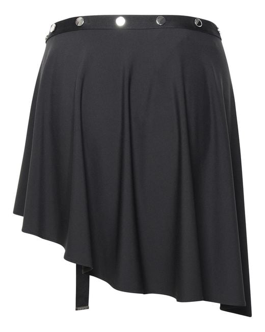 The Attico Black Mini Skirt