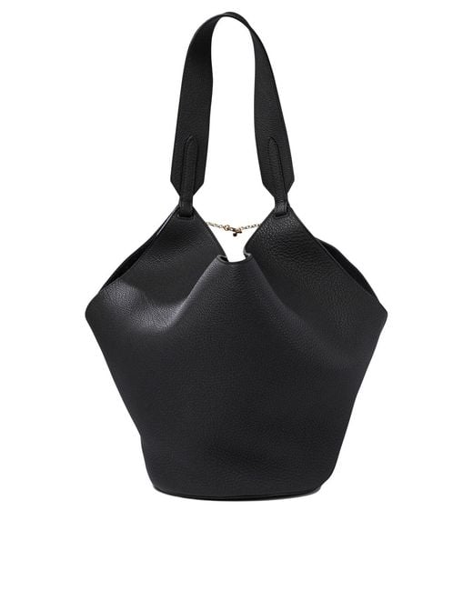 Khaite Black Mini Shoulder Handbag