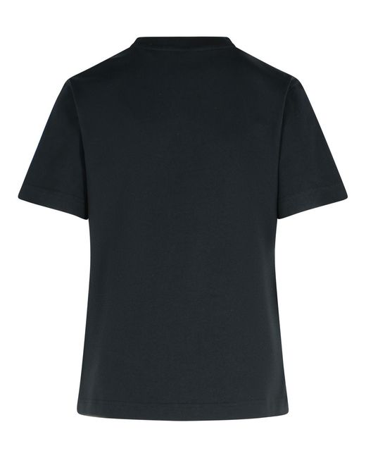 Burberry Black 'Frankie' Cotton T-Shirt
