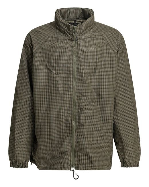 Comme des Garçons Green Lightweight Plaid Jacket